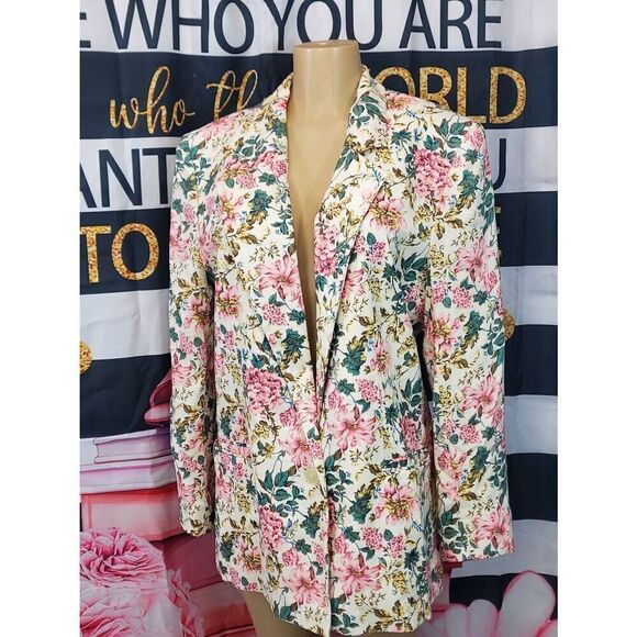 Vintage floral blazer - Picture 5 of 6